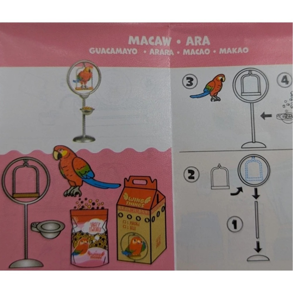 Miniverse Make it Mini Animals & Habitats: Macaw